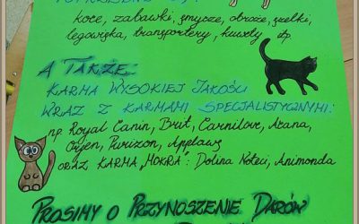 Zbiórka na Schronsko dla zwierząt